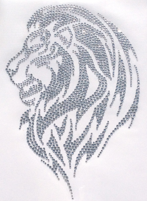 leone strass - rhinestone lion